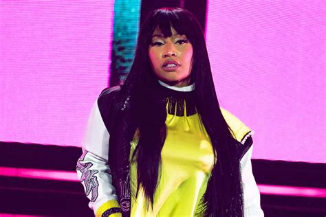 nicki minaj nipple slip|Nicki Minaj's 'Whole Boob' Fell Out of Her Dress While Performing.